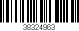Código de barras (EAN, GTIN, SKU, ISBN): '38324963'