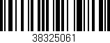 Código de barras (EAN, GTIN, SKU, ISBN): '38325061'
