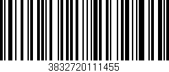 Código de barras (EAN, GTIN, SKU, ISBN): '3832720111455'