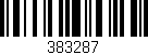 Código de barras (EAN, GTIN, SKU, ISBN): '383287'