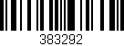 Código de barras (EAN, GTIN, SKU, ISBN): '383292'
