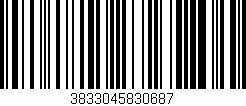 Código de barras (EAN, GTIN, SKU, ISBN): '3833045830687'