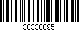 Código de barras (EAN, GTIN, SKU, ISBN): '38330895'