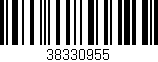 Código de barras (EAN, GTIN, SKU, ISBN): '38330955'