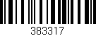 Código de barras (EAN, GTIN, SKU, ISBN): '383317'
