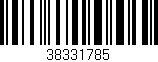 Código de barras (EAN, GTIN, SKU, ISBN): '38331785'
