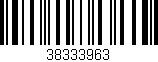 Código de barras (EAN, GTIN, SKU, ISBN): '38333963'