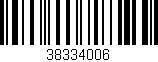 Código de barras (EAN, GTIN, SKU, ISBN): '38334006'