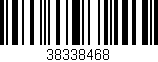 Código de barras (EAN, GTIN, SKU, ISBN): '38338468'