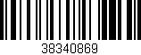 Código de barras (EAN, GTIN, SKU, ISBN): '38340869'