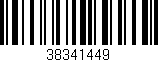 Código de barras (EAN, GTIN, SKU, ISBN): '38341449'