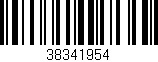 Código de barras (EAN, GTIN, SKU, ISBN): '38341954'