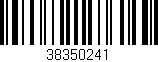 Código de barras (EAN, GTIN, SKU, ISBN): '38350241'