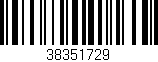 Código de barras (EAN, GTIN, SKU, ISBN): '38351729'