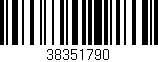Código de barras (EAN, GTIN, SKU, ISBN): '38351790'