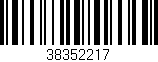 Código de barras (EAN, GTIN, SKU, ISBN): '38352217'