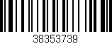 Código de barras (EAN, GTIN, SKU, ISBN): '38353739'