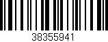 Código de barras (EAN, GTIN, SKU, ISBN): '38355941'