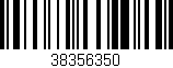 Código de barras (EAN, GTIN, SKU, ISBN): '38356350'