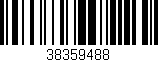 Código de barras (EAN, GTIN, SKU, ISBN): '38359488'