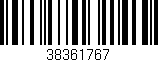 Código de barras (EAN, GTIN, SKU, ISBN): '38361767'