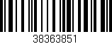 Código de barras (EAN, GTIN, SKU, ISBN): '38363851'