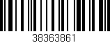 Código de barras (EAN, GTIN, SKU, ISBN): '38363861'