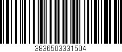 Código de barras (EAN, GTIN, SKU, ISBN): '3836503331504'