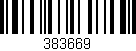 Código de barras (EAN, GTIN, SKU, ISBN): '383669'