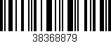 Código de barras (EAN, GTIN, SKU, ISBN): '38368879'