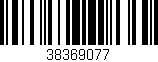 Código de barras (EAN, GTIN, SKU, ISBN): '38369077'