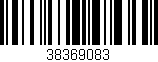 Código de barras (EAN, GTIN, SKU, ISBN): '38369083'