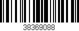 Código de barras (EAN, GTIN, SKU, ISBN): '38369088'