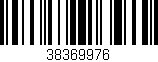Código de barras (EAN, GTIN, SKU, ISBN): '38369976'