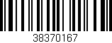Código de barras (EAN, GTIN, SKU, ISBN): '38370167'