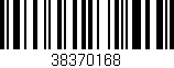 Código de barras (EAN, GTIN, SKU, ISBN): '38370168'