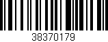 Código de barras (EAN, GTIN, SKU, ISBN): '38370179'