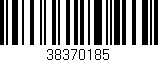 Código de barras (EAN, GTIN, SKU, ISBN): '38370185'