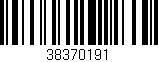 Código de barras (EAN, GTIN, SKU, ISBN): '38370191'