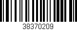 Código de barras (EAN, GTIN, SKU, ISBN): '38370209'