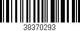 Código de barras (EAN, GTIN, SKU, ISBN): '38370293'