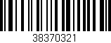Código de barras (EAN, GTIN, SKU, ISBN): '38370321'