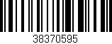 Código de barras (EAN, GTIN, SKU, ISBN): '38370595'