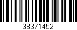 Código de barras (EAN, GTIN, SKU, ISBN): '38371452'