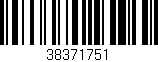 Código de barras (EAN, GTIN, SKU, ISBN): '38371751'