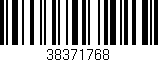 Código de barras (EAN, GTIN, SKU, ISBN): '38371768'