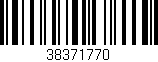 Código de barras (EAN, GTIN, SKU, ISBN): '38371770'