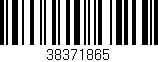 Código de barras (EAN, GTIN, SKU, ISBN): '38371865'