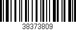 Código de barras (EAN, GTIN, SKU, ISBN): '38373809'