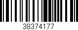 Código de barras (EAN, GTIN, SKU, ISBN): '38374177'